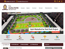 Tablet Screenshot of kiziltepe.bel.tr